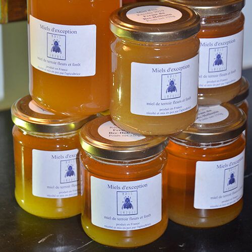 vente de miel bio d'abeilles noires de normandie